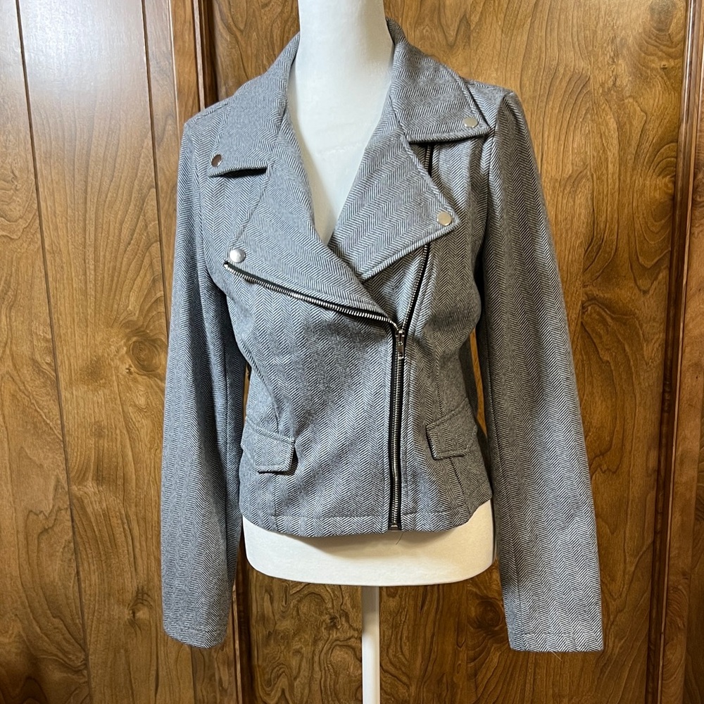SHEIN Gray Textured Blazer